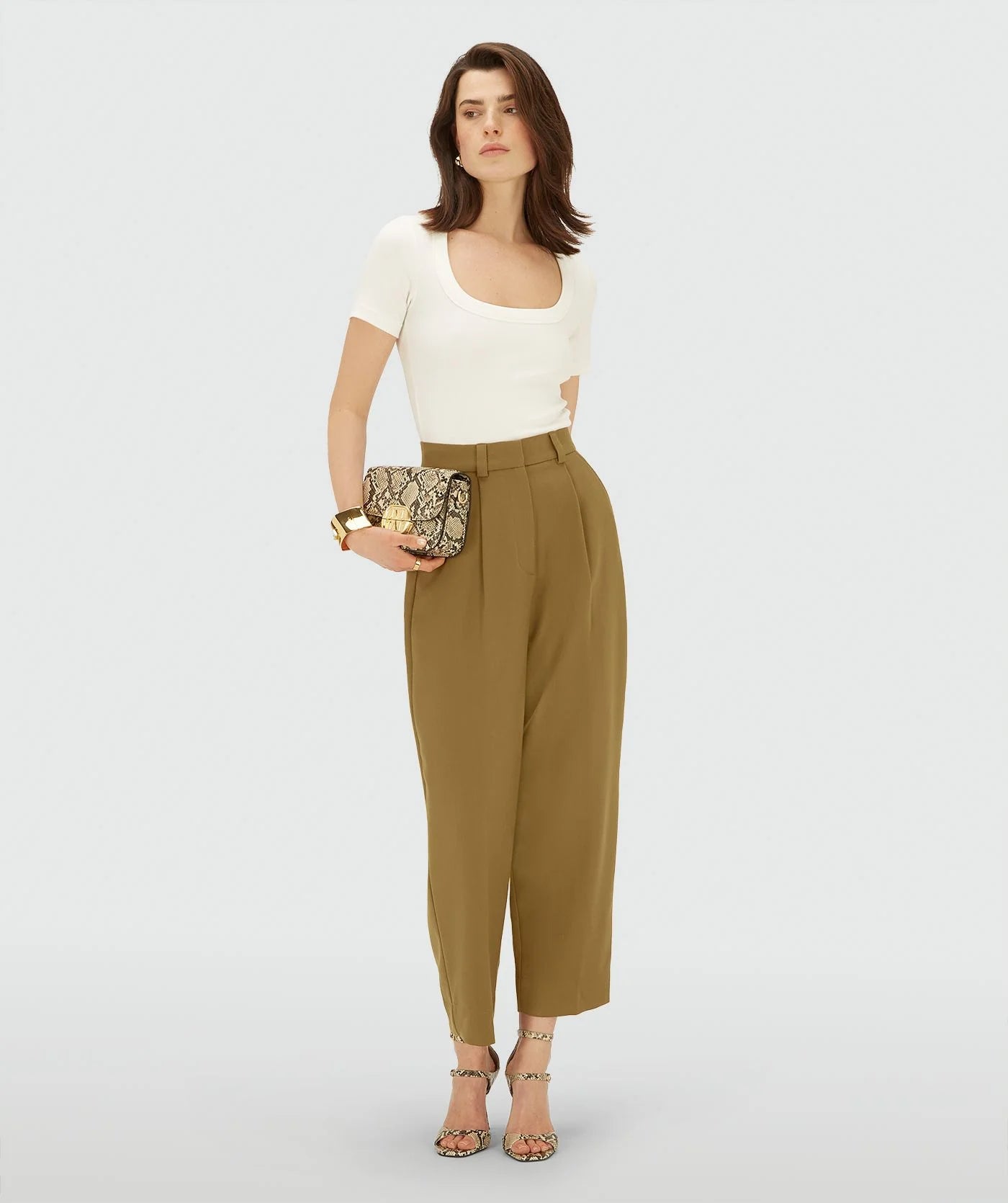 T-shirt Florelle Slim Fit - Josh V (White)