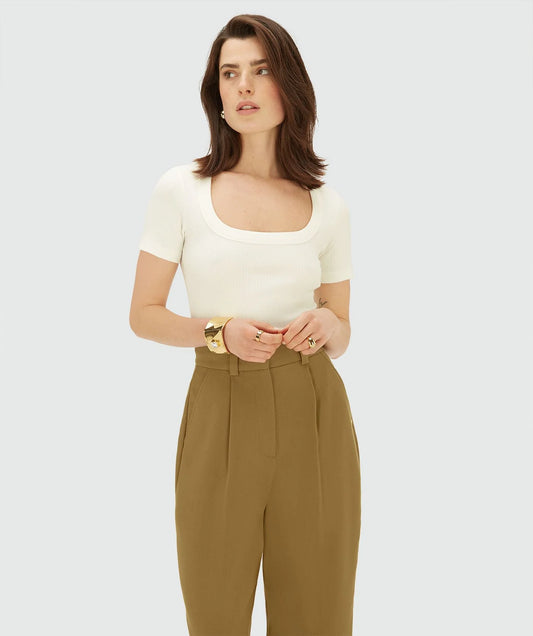 T-shirt Florelle Slim Fit - Josh V (White)
