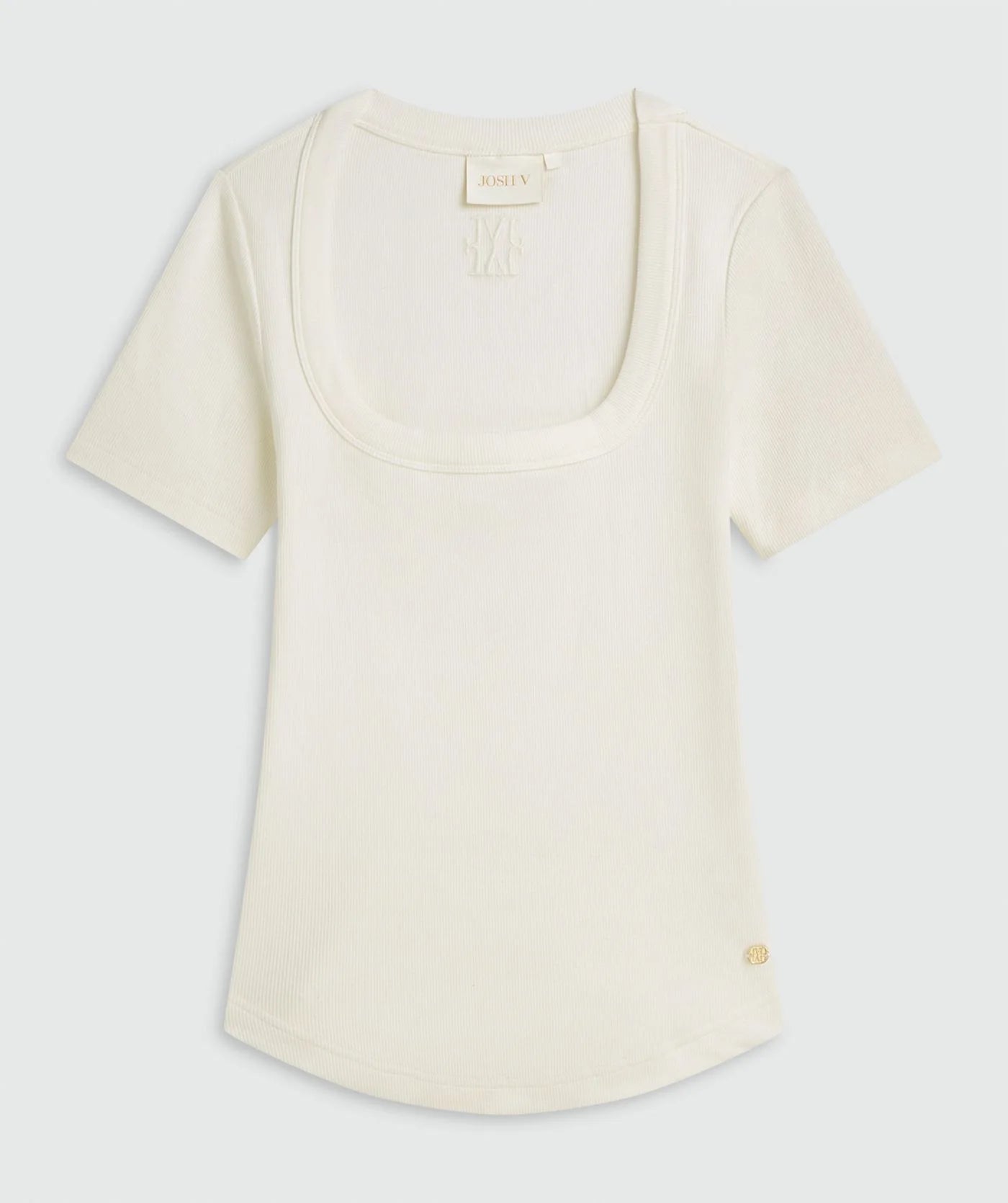 T-shirt Florelle Slim Fit - Josh V (White)
