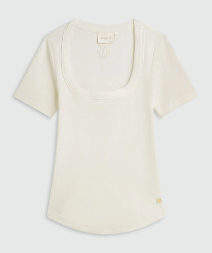 T-shirt Florelle Slim Fit - Josh V (White)