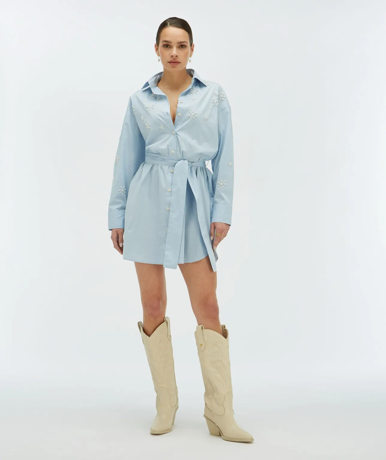 Line Dress Blue Sky - Josh V