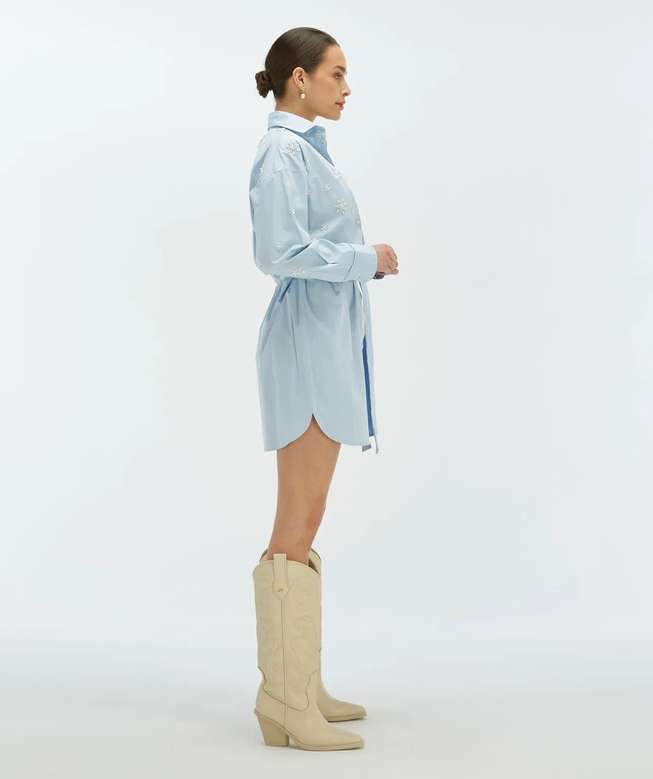 Line Dress Blue Sky - Josh V