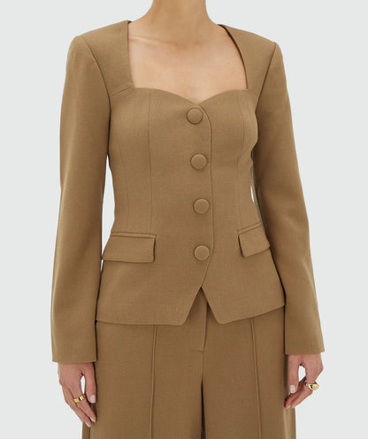 Lise top cáqui - Josh V