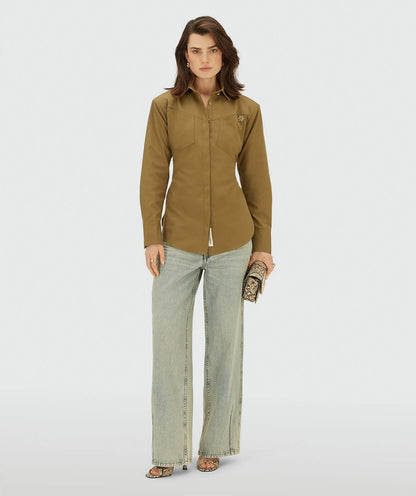 Blusa Lourdes Oversized com Cinto - Josh V