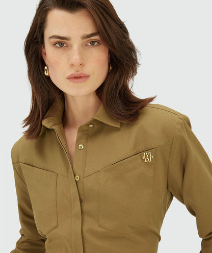 Blusa Lourdes Oversized com Cinto - Josh V