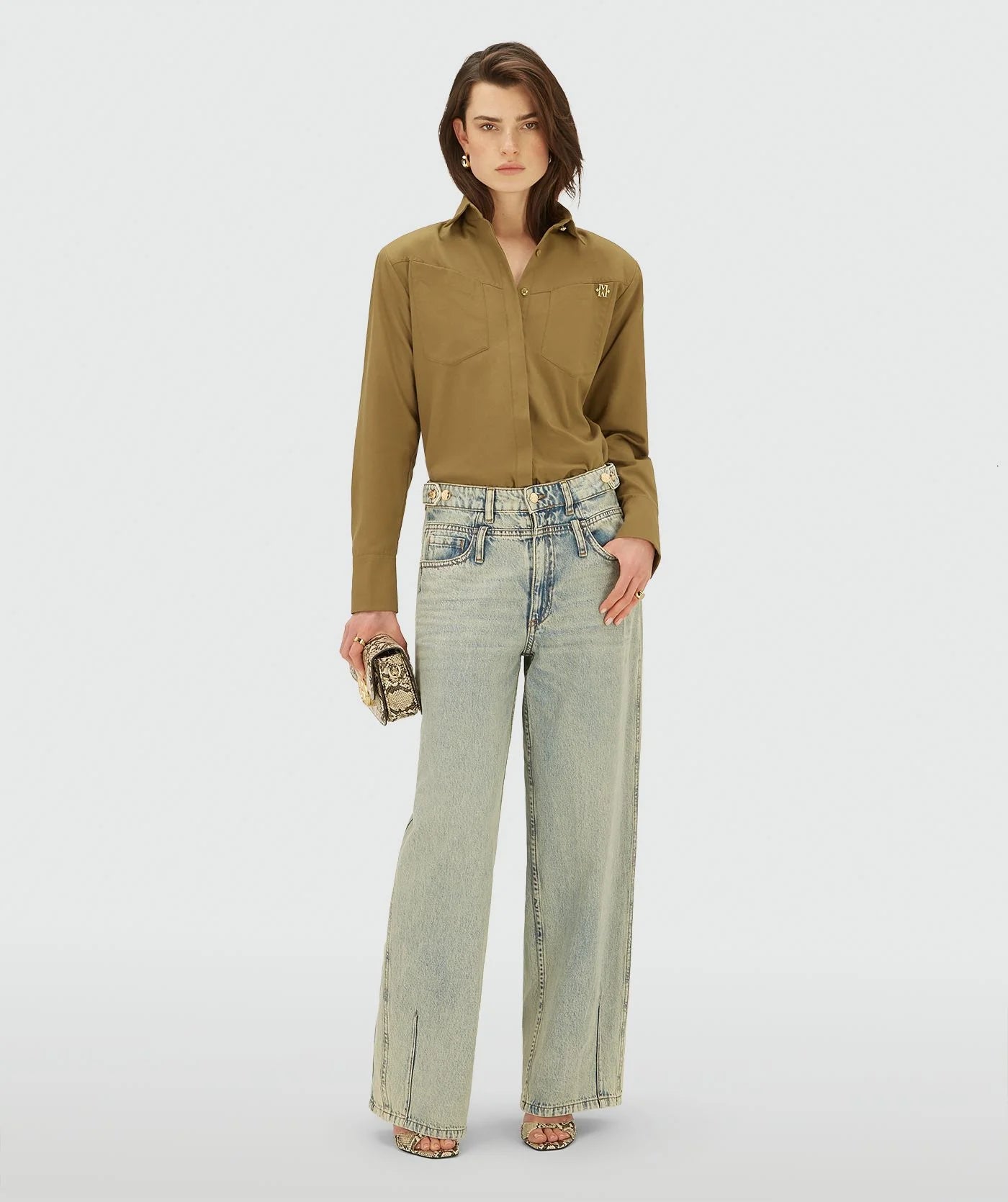 Blusa Lourdes Oversized com Cinto - Josh V
