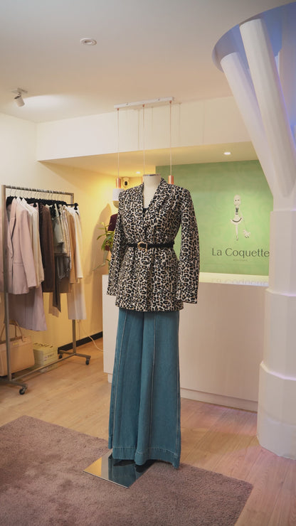 Blazer leopard skin - Lança perfume