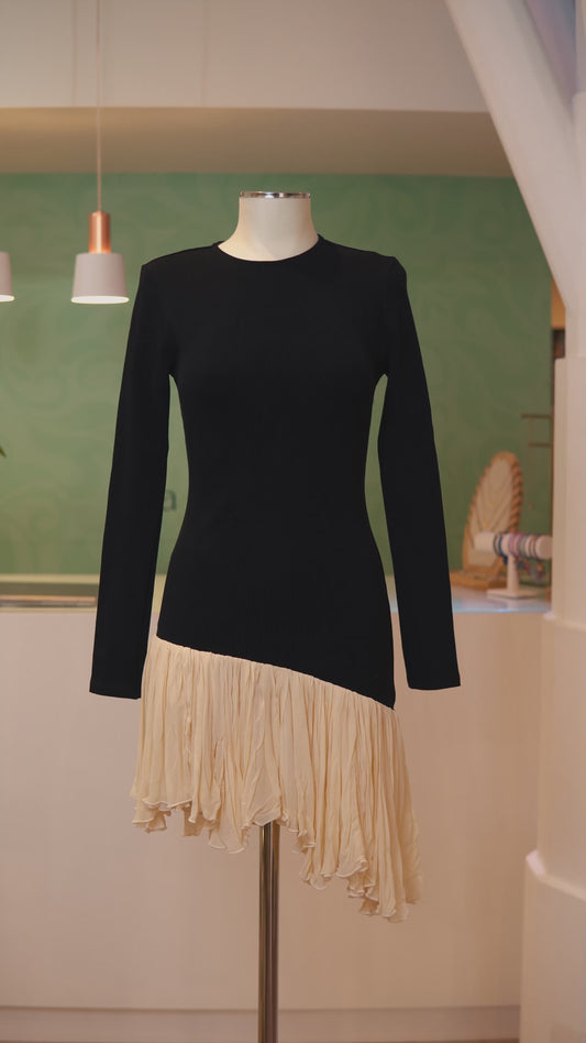 Vestido Chalk preto - lança perfume