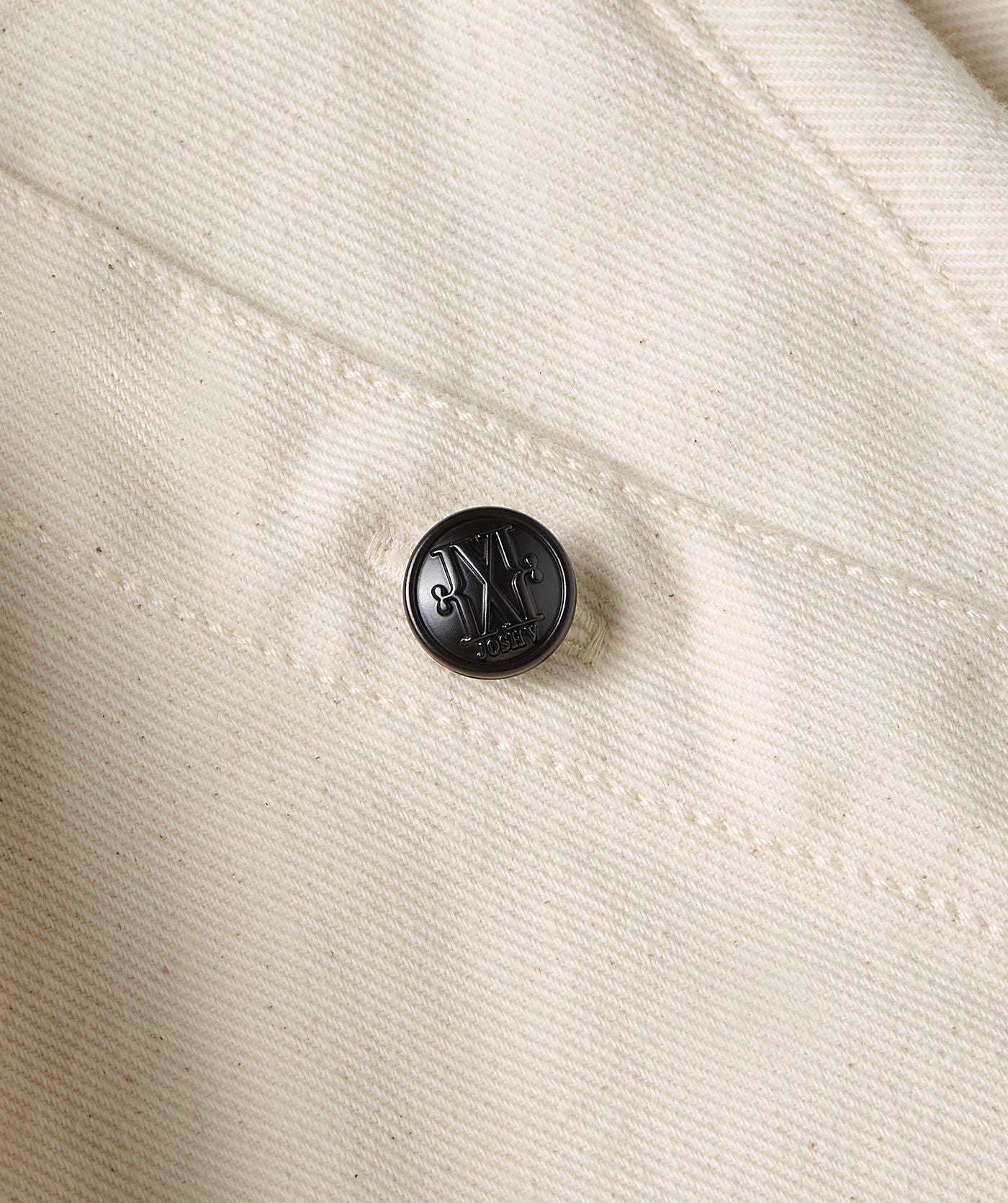 Image 36: Close-up van een regular fit skort in de kleur Ecru